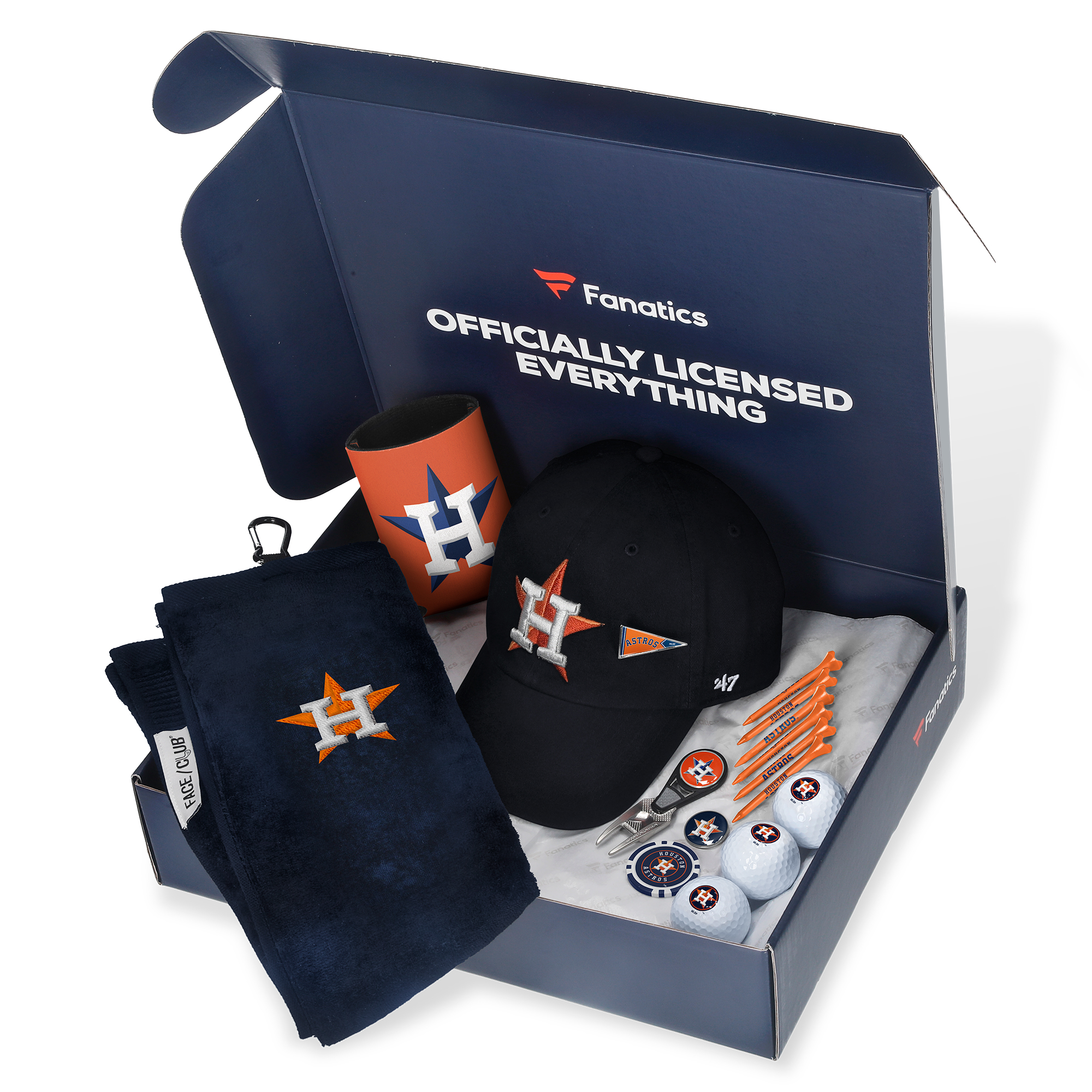 Houston Astros Fanatics Pack Golf-Themed Gift Box – 5+ Value Houston Astros Fanatics Pack Golf-Themed Gift Box – 5+ Value