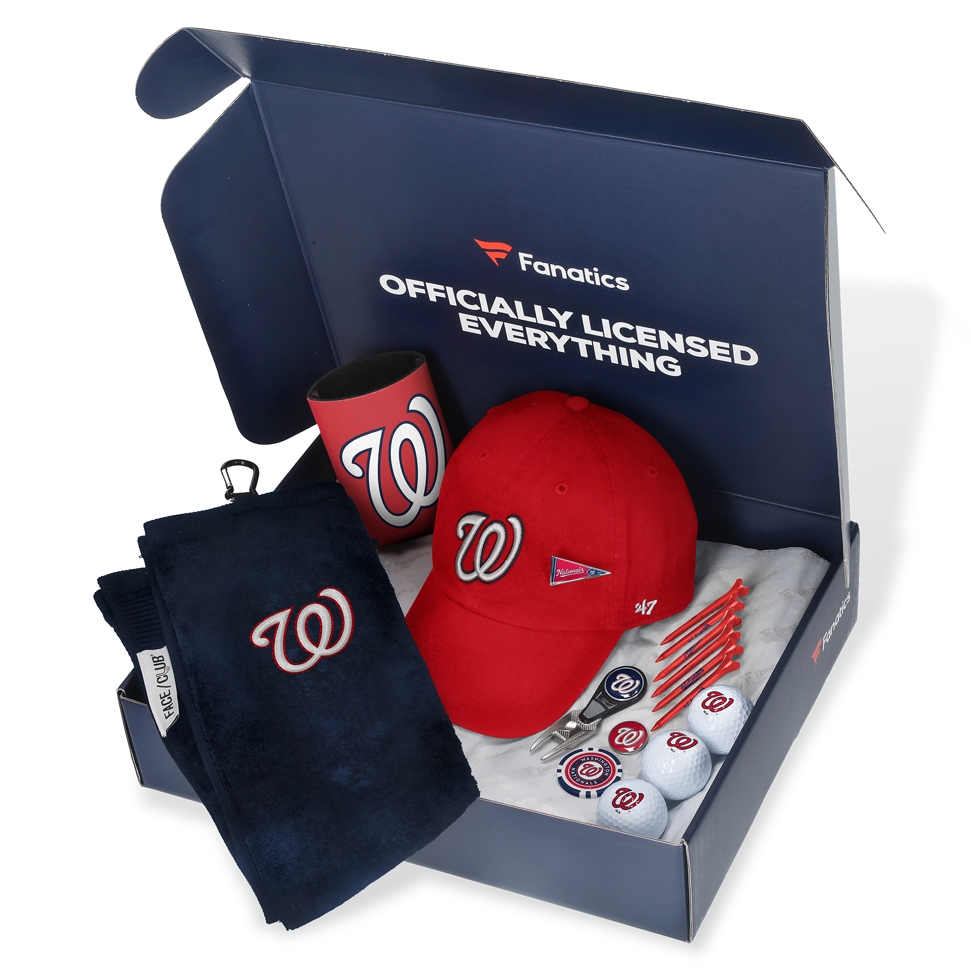 Washington Nationals Fanatics Pack Golf-Themed Gift Box – 5+ Value Washington Nationals Fanatics Pack Golf-Themed Gift Box – 5+ Value