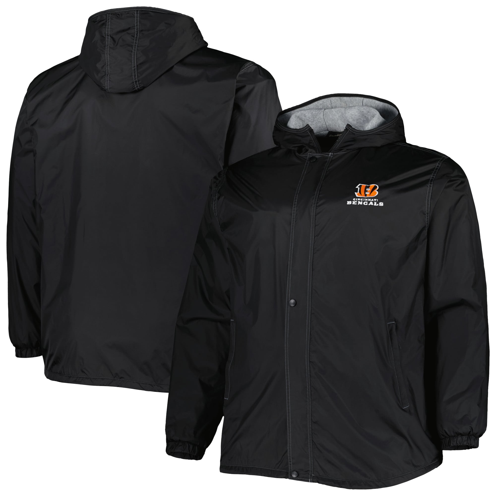 Men’s Dunbrooke Black Cincinnati Bengals Big & Tall Legacy Stadium Full-Zip Jacket Men’s Dunbrooke Black Cincinnati Bengals Big & Tall Legacy Stadium Full-Zip Jacket