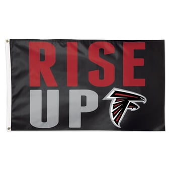 WinCraft Atlanta Falcons 3' x 5' Slogan Deluxe Single-Sided Flag