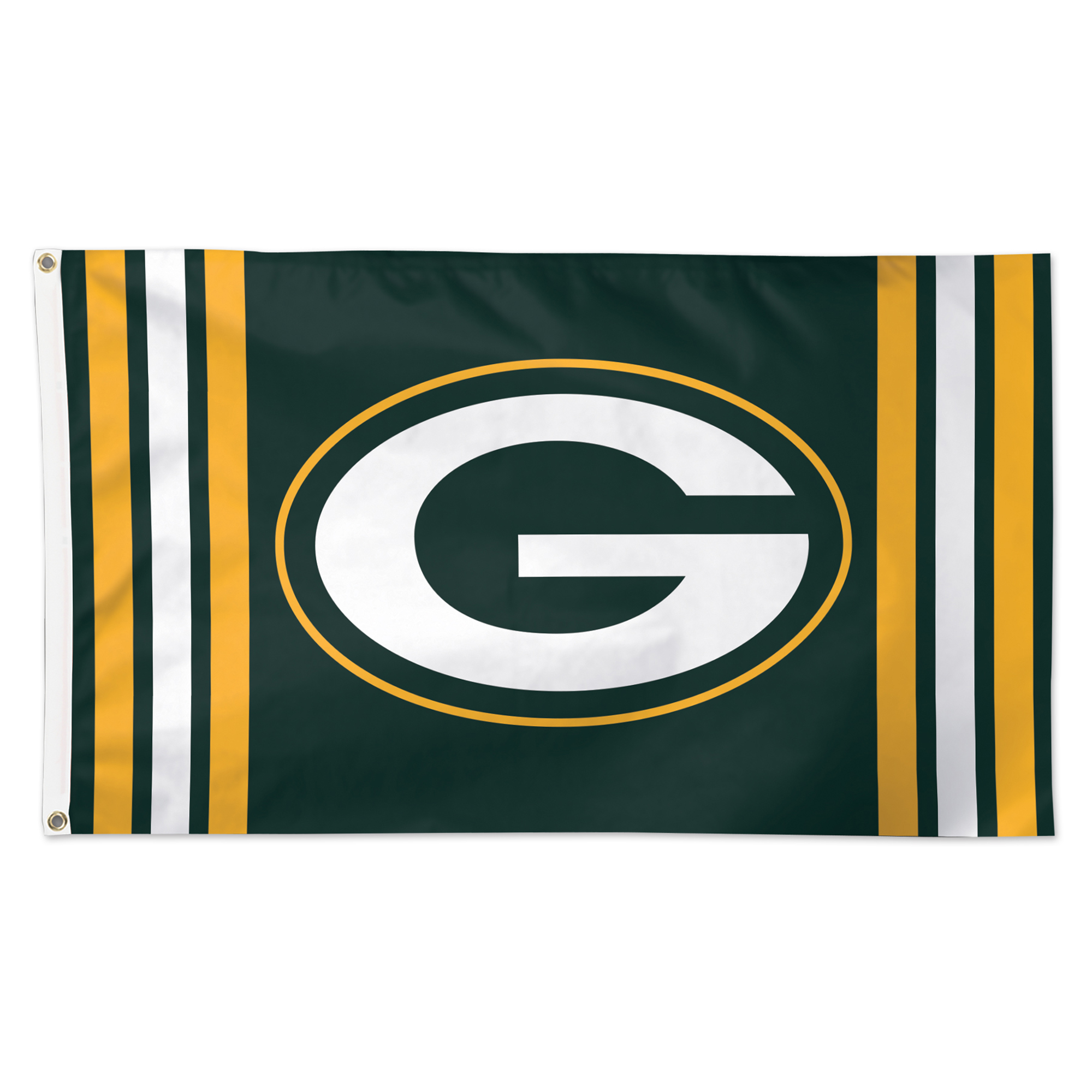 WinCraft Green Bay Packers 3' x 5' Vertical Stripes Deluxe Single-Sided Flag