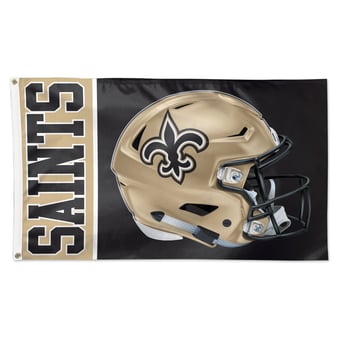 WinCraft New Orleans Saints 3' x 5' Helmet Deluxe Single-Sided Flag