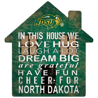NDSU Bison 12'' Team House Sign