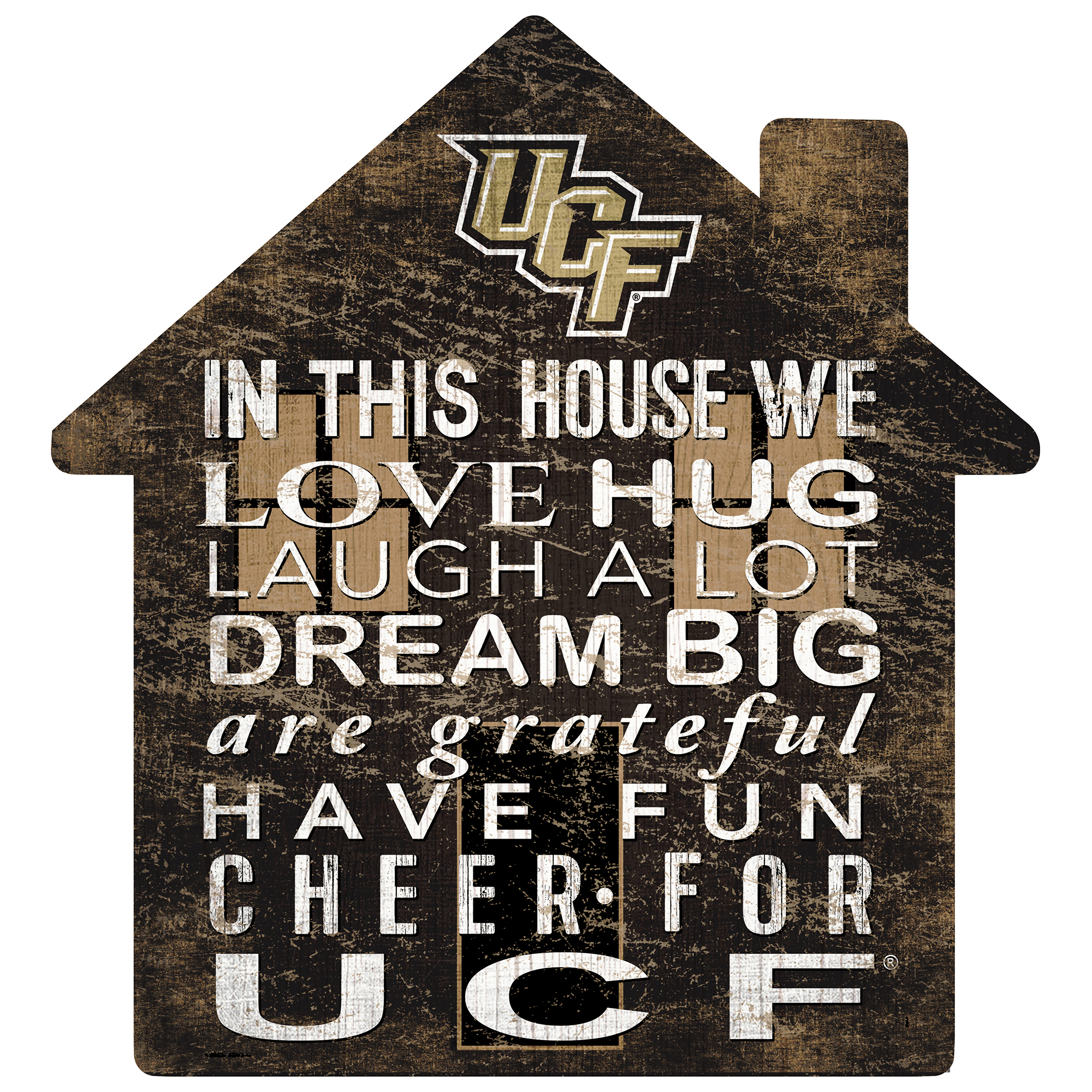 UCF Knights 12'' Team House Sign
