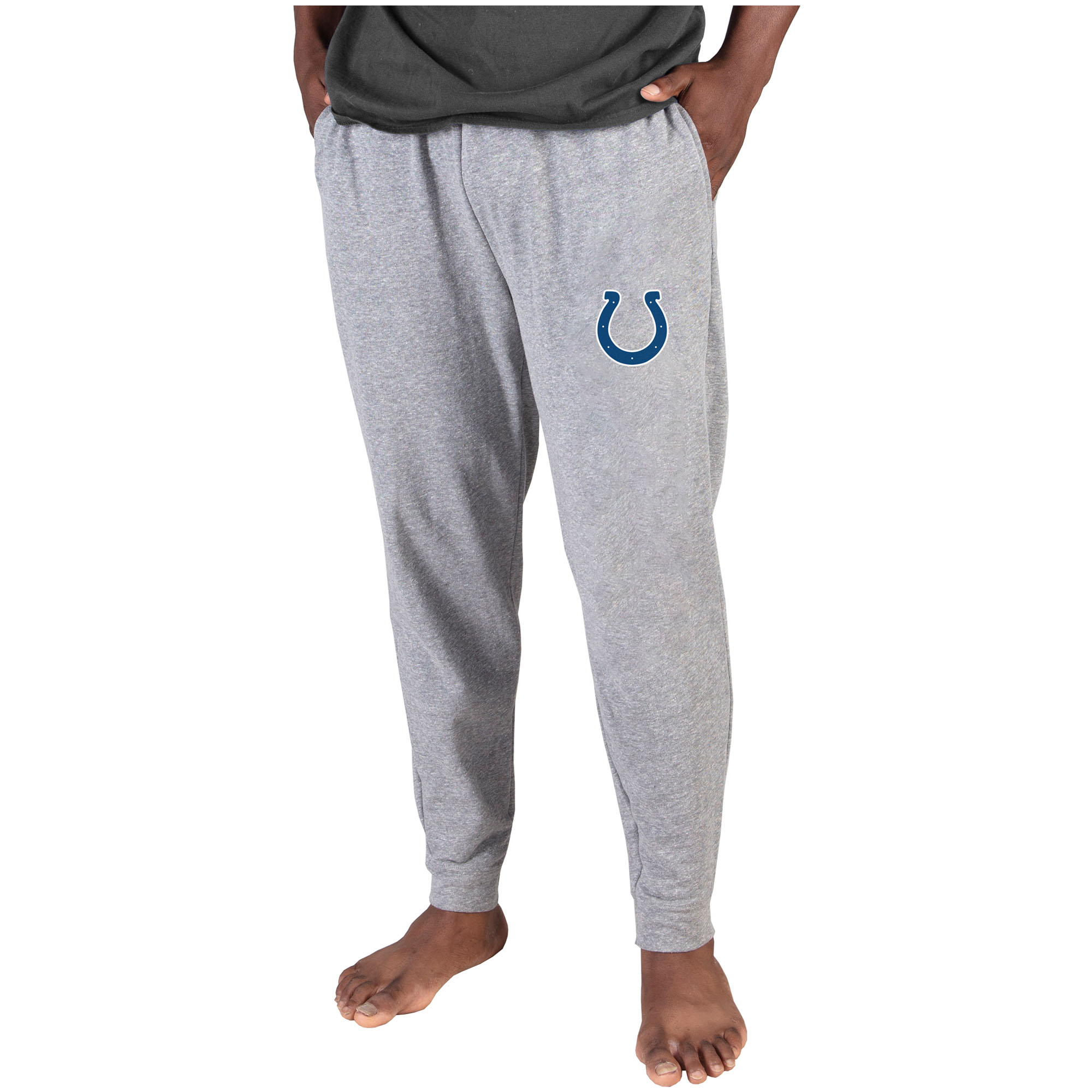 Football Fan Shop Officially Licensed NFL Mainstream Men's Jogger Pant - Colts - Gray/Grey
