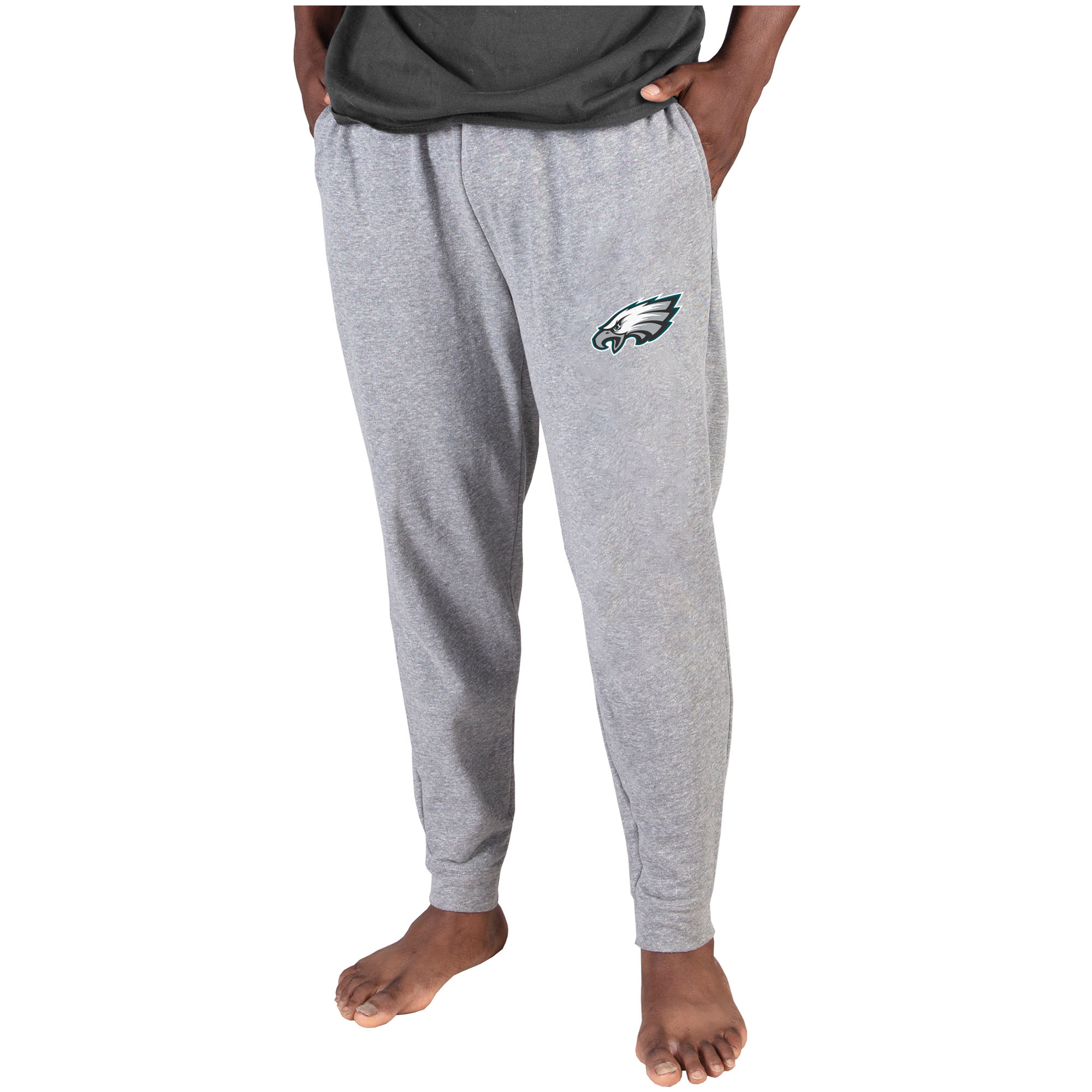 Football Fan Shop Officially Licensed NFL Mainstream Men's Jogger Pant - Eagles - Gray/Grey