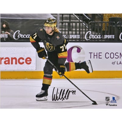 William Karlsson Vegas Golden Knights Autographed 8" x 10" Black Jersey Shooting Photograph