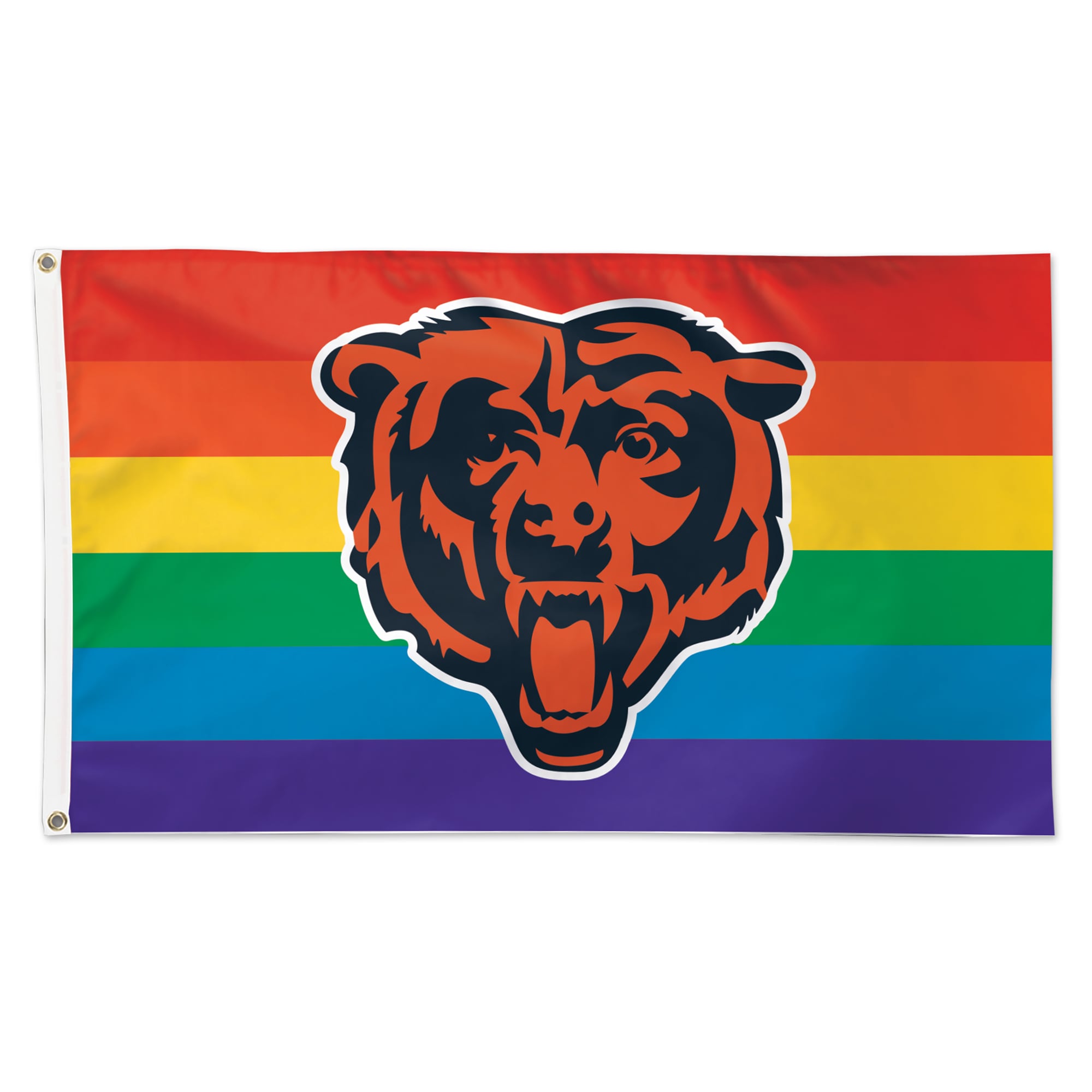 WinCraft Chicago Bears 3′ x 5′ Pride 1-Sided Deluxe Flag WinCraft Chicago Bears 3′ x 5′ Pride 1-Sided Deluxe Flag