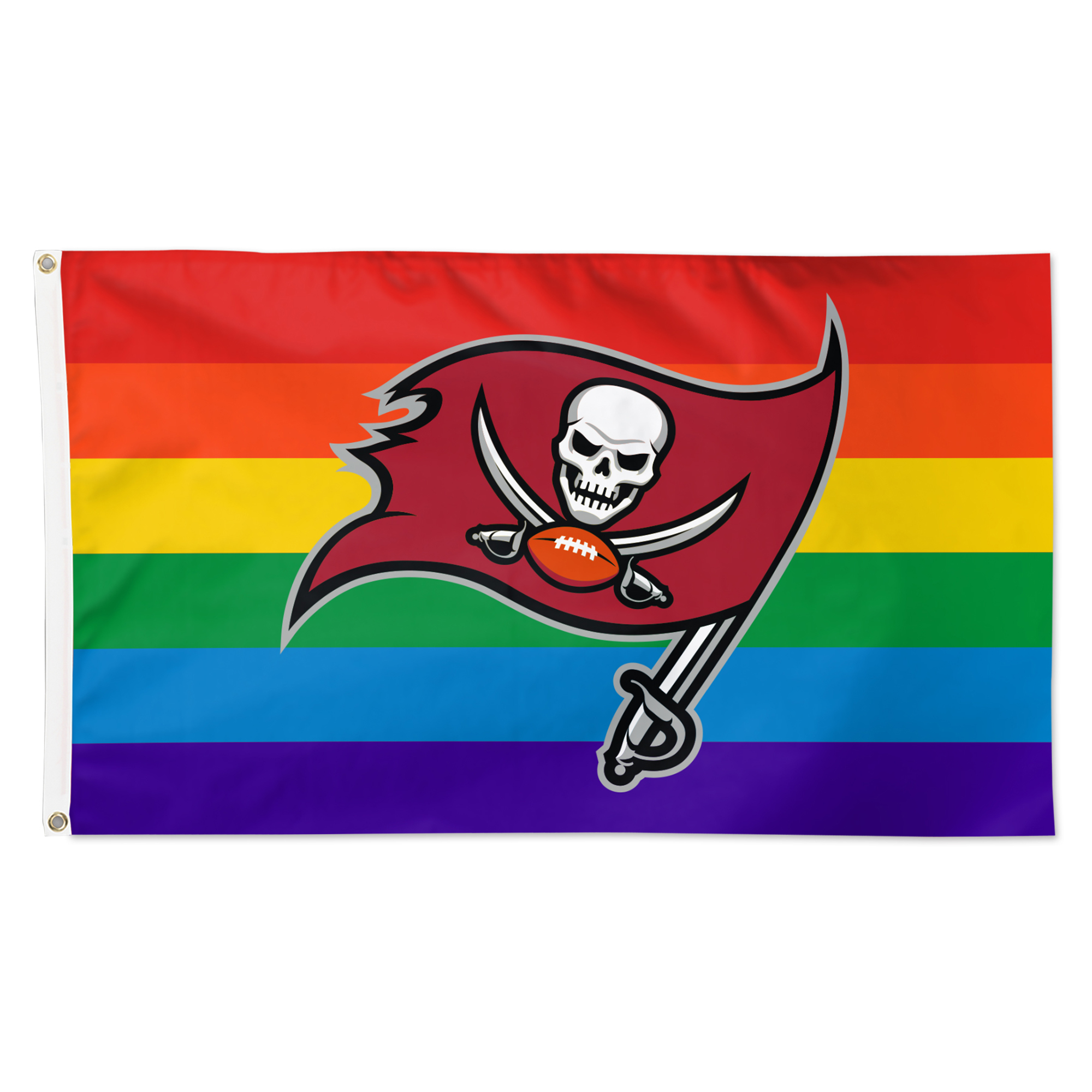 WinCraft Tampa Bay Buccaneers 3' x 5' Pride 1-Sided Deluxe Flag