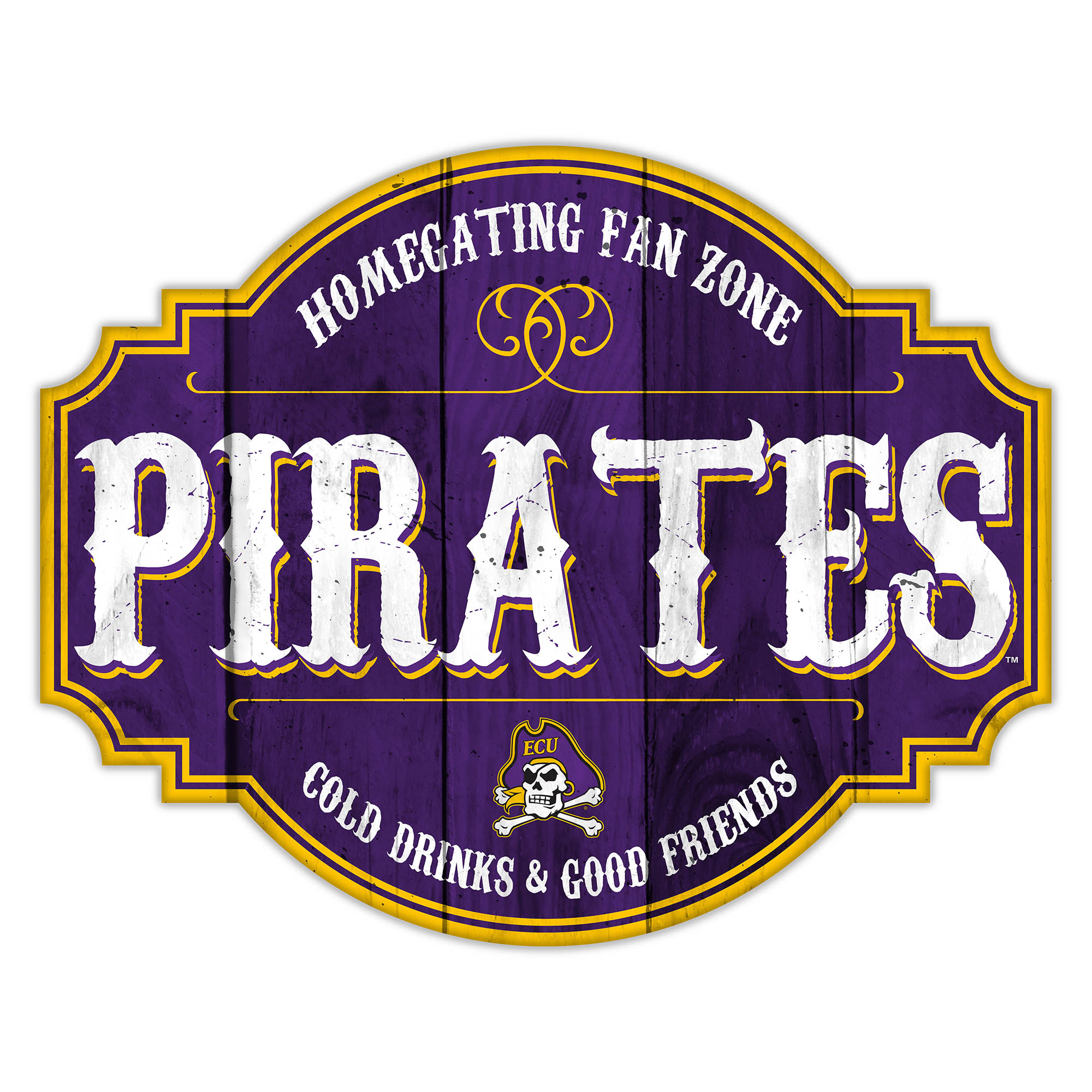 ECU Pirates 24'' Homegating Tavern Sign