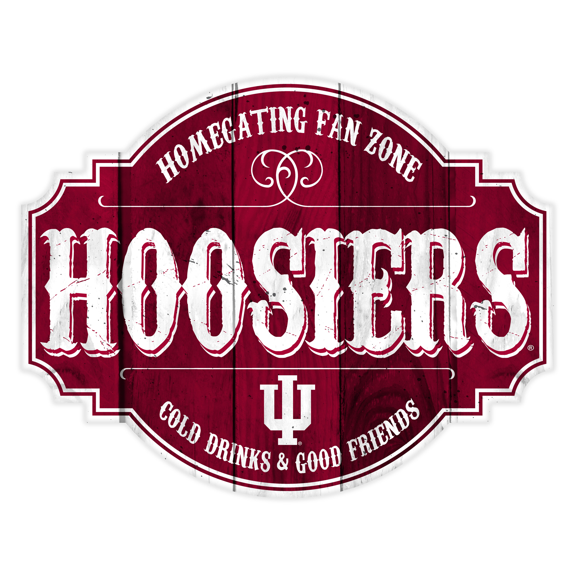 Indiana Hoosiers 24'' Homegating Tavern Sign