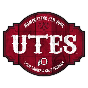 Utah Utes 24'' Homegating Tavern Sign