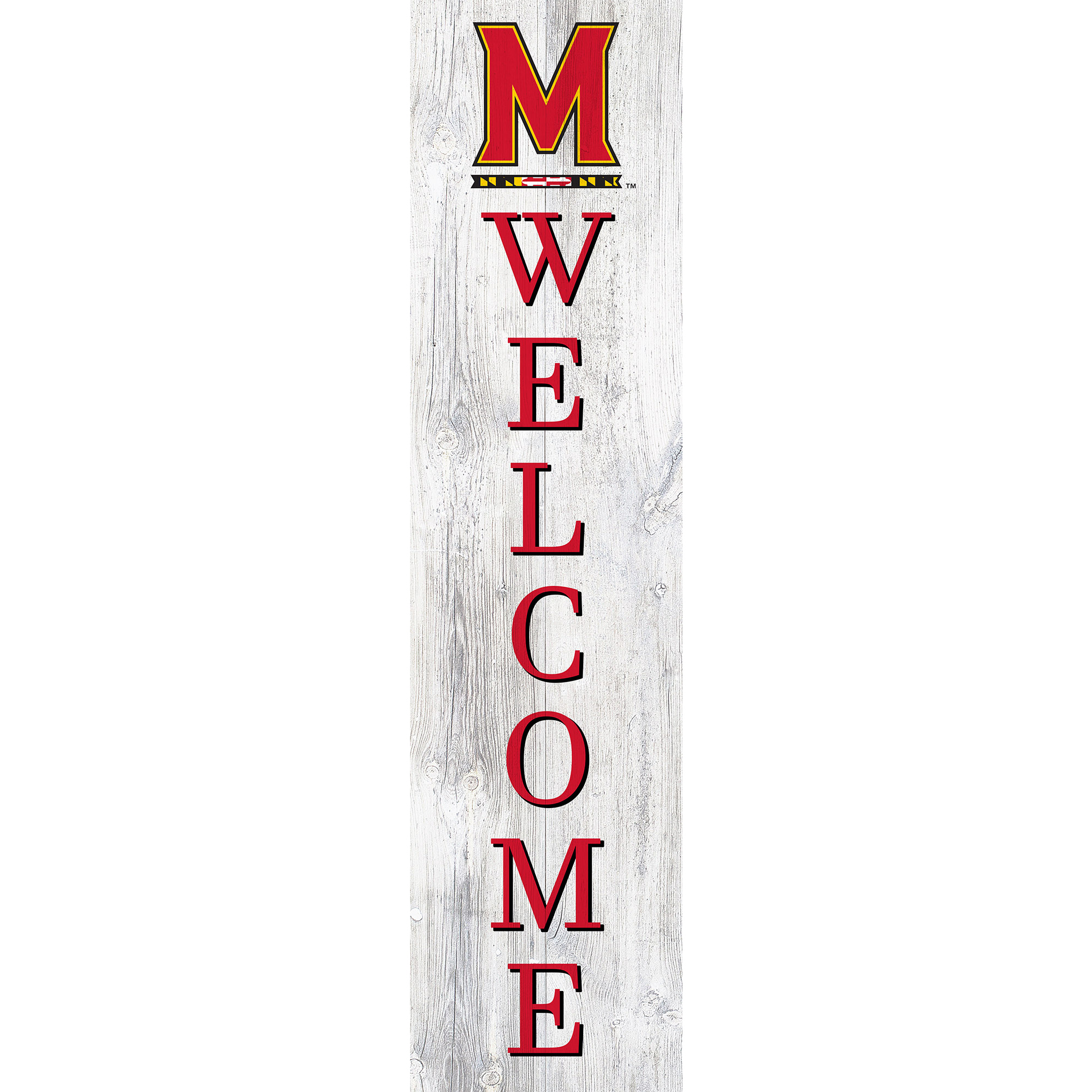 Maryland Terrapins 48'' Welcome Leaner