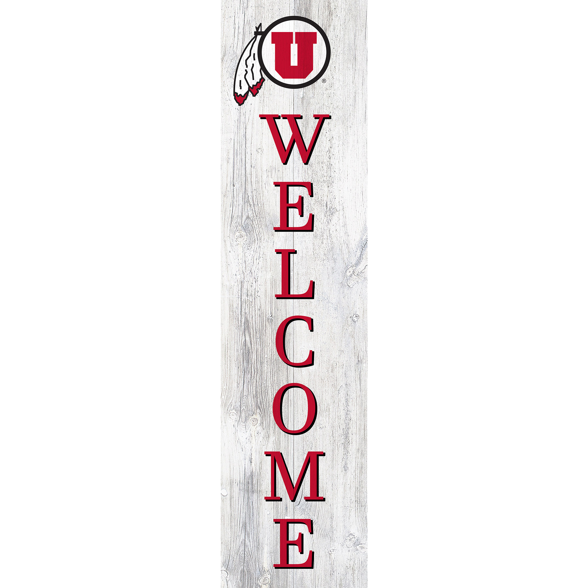 Utah Utes 48'' Welcome Leaner