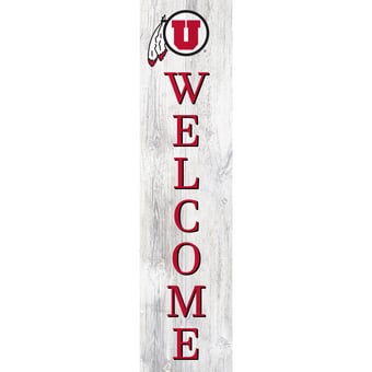 Utah Utes 48'' Welcome Leaner
