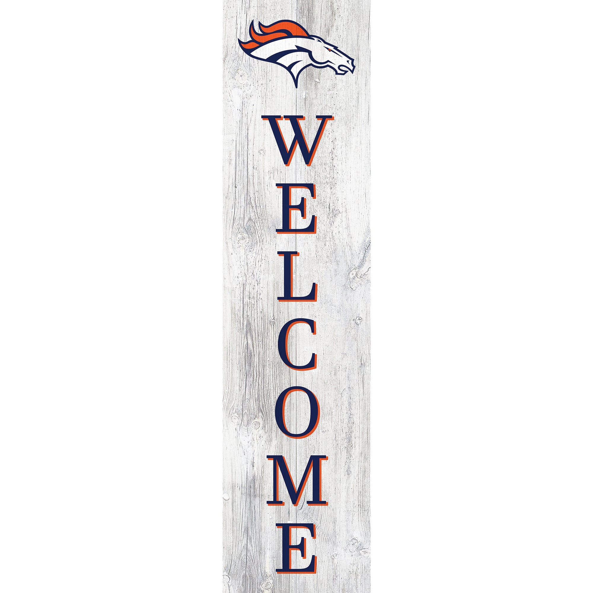 Denver Broncos 48” Welcome Leaner