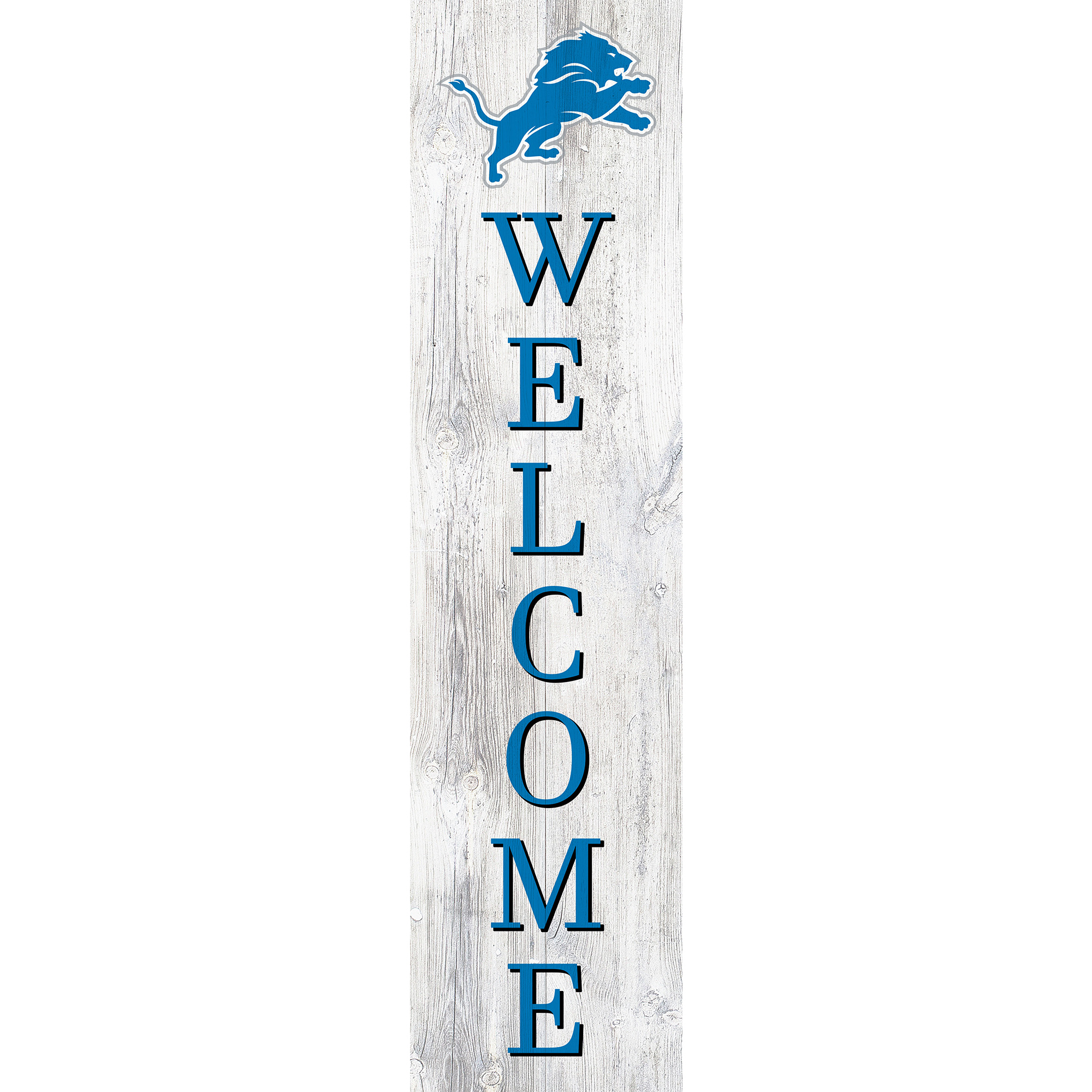 Detroit Lions 48'' Welcome Leaner
