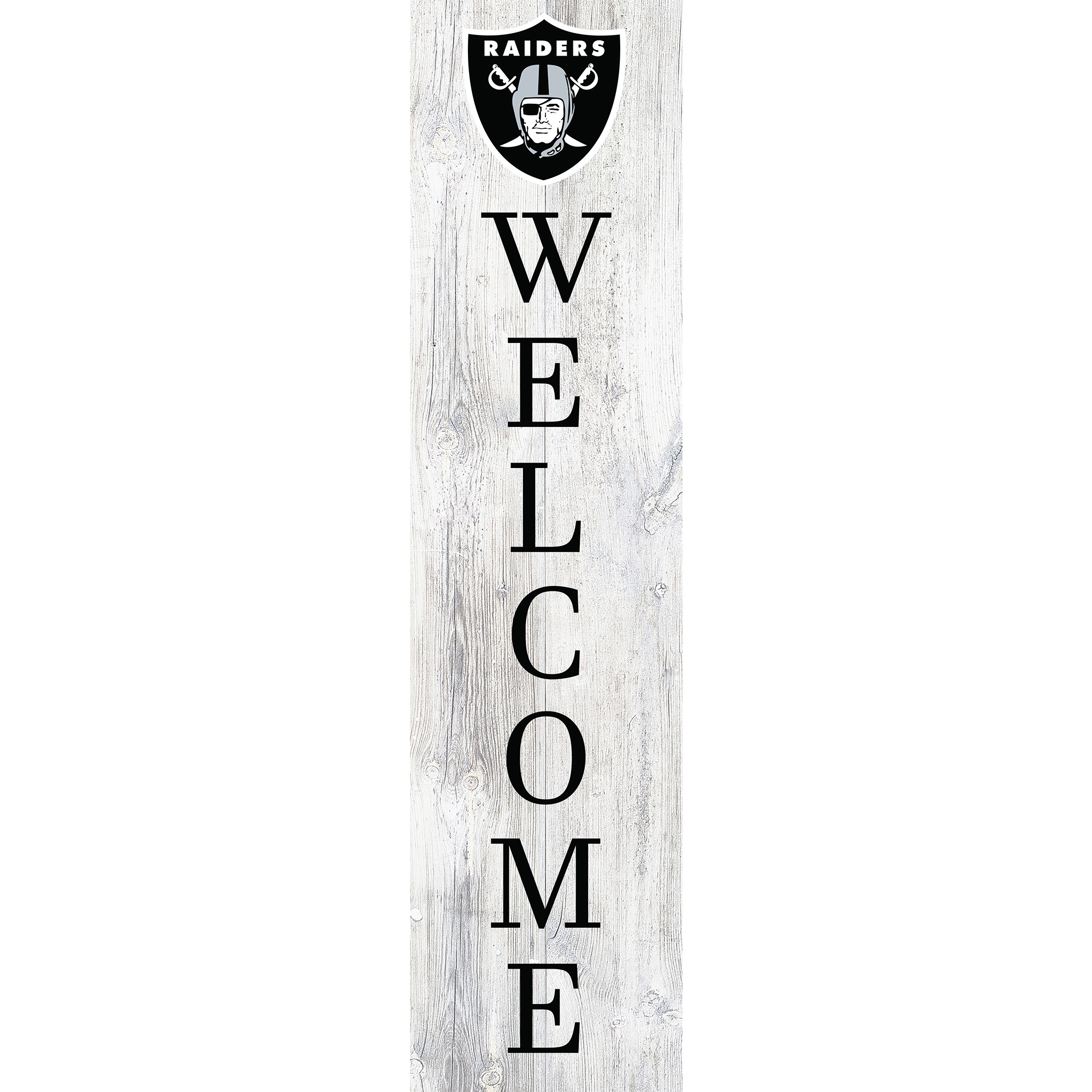 Las Vegas Raiders 48'' Welcome Leaner