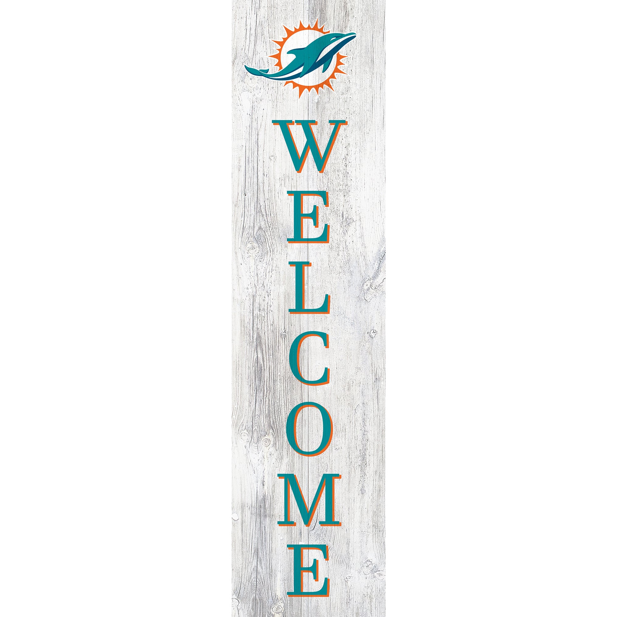 Miami Dolphins 48” Welcome Leaner