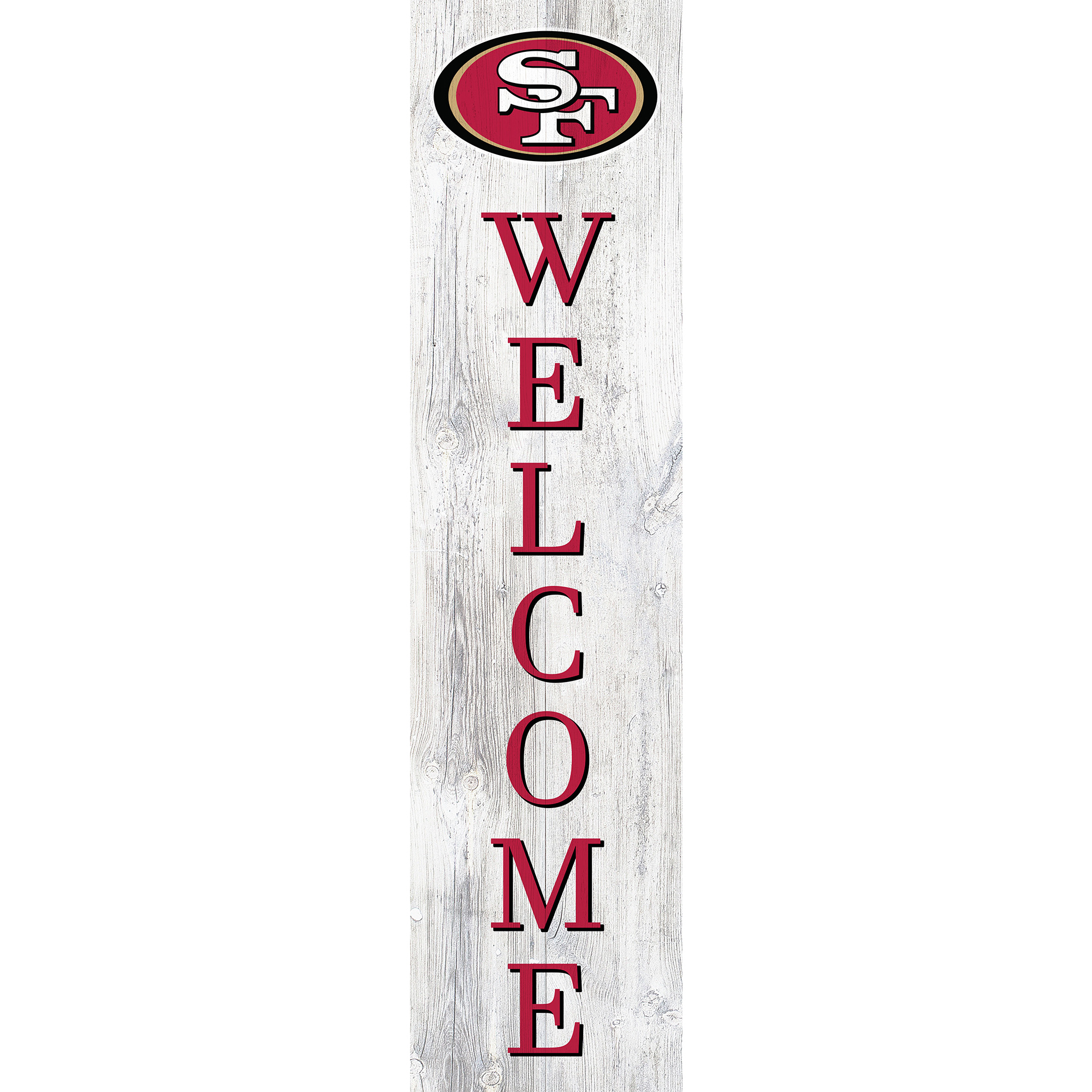 San Francisco 49ers 48'' Welcome Leaner