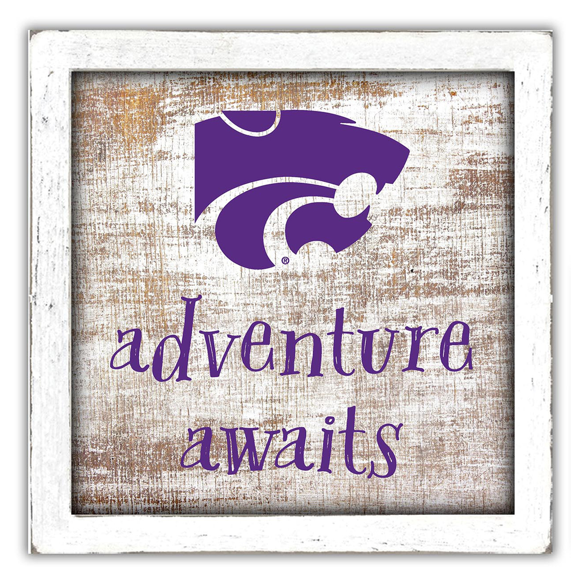 Kansas State Wildcats 14'' x 13'' Adventure Awaits Money Box