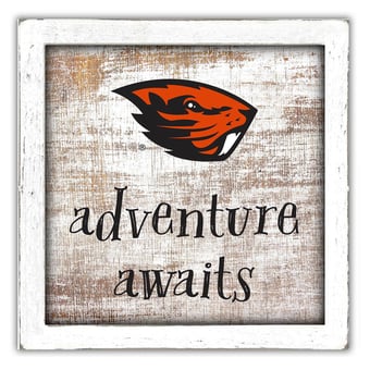 Oregon State Beavers 14'' x 13'' Adventure Awaits Money Box
