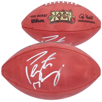 Peyton Manning Indianapolis Colts Autographed Wilson Super Bowl XLI Pro Football