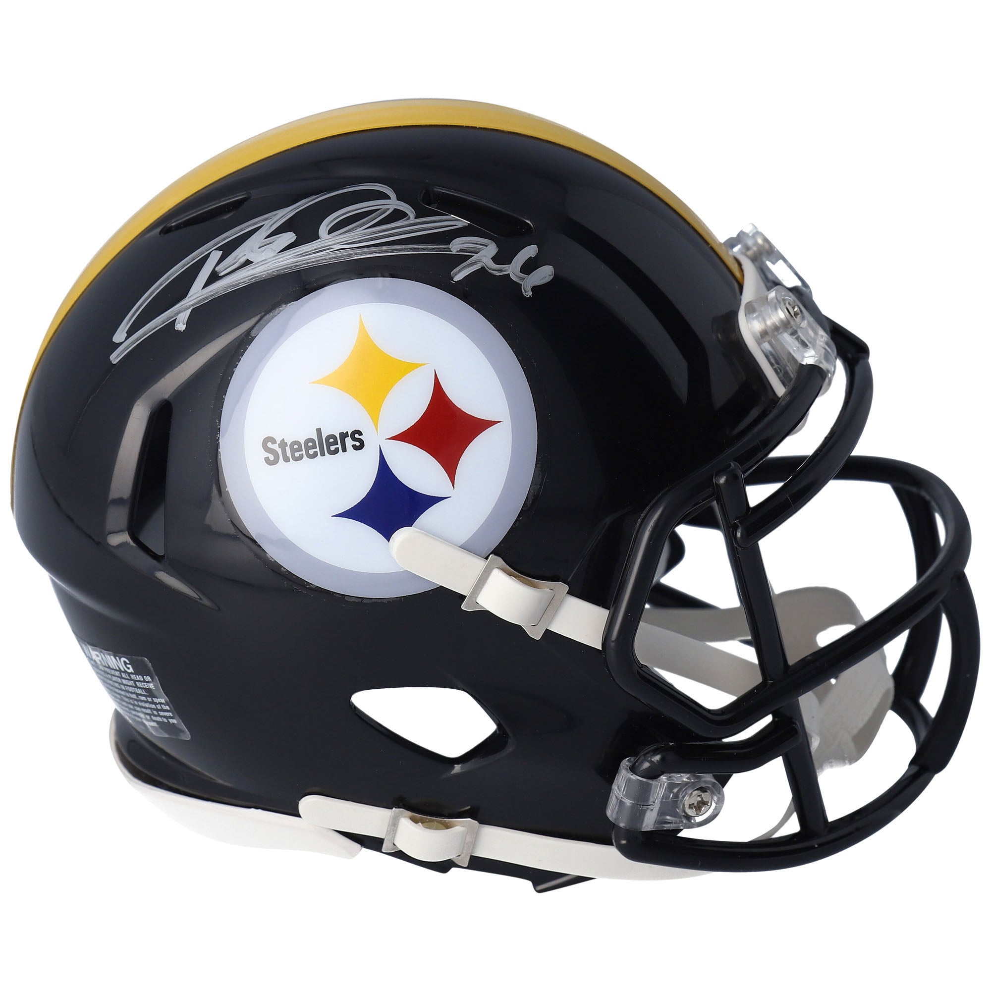 Rod Woodson Pittsburgh Steelers Autographed Riddell Speed Mini Helmet