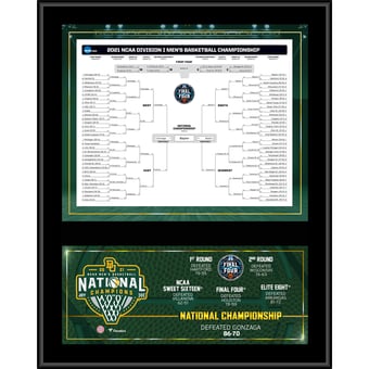 Baylor Bears 2021 NCAA Men's Basketball National Champions 12" x 15" Plaque