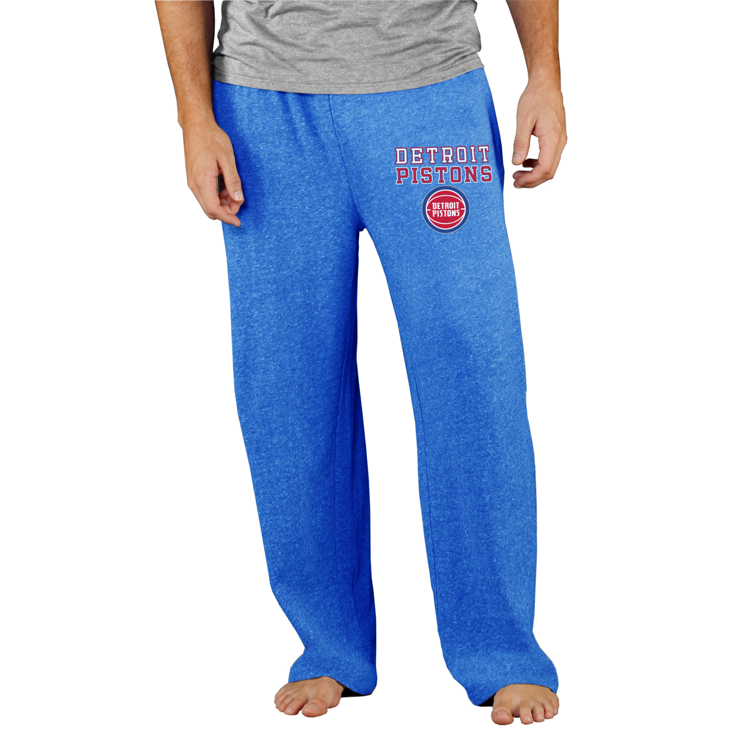 Men's Concepts Sport Blue Detroit Pistons Mainstream Tri-Blend Terry Pants