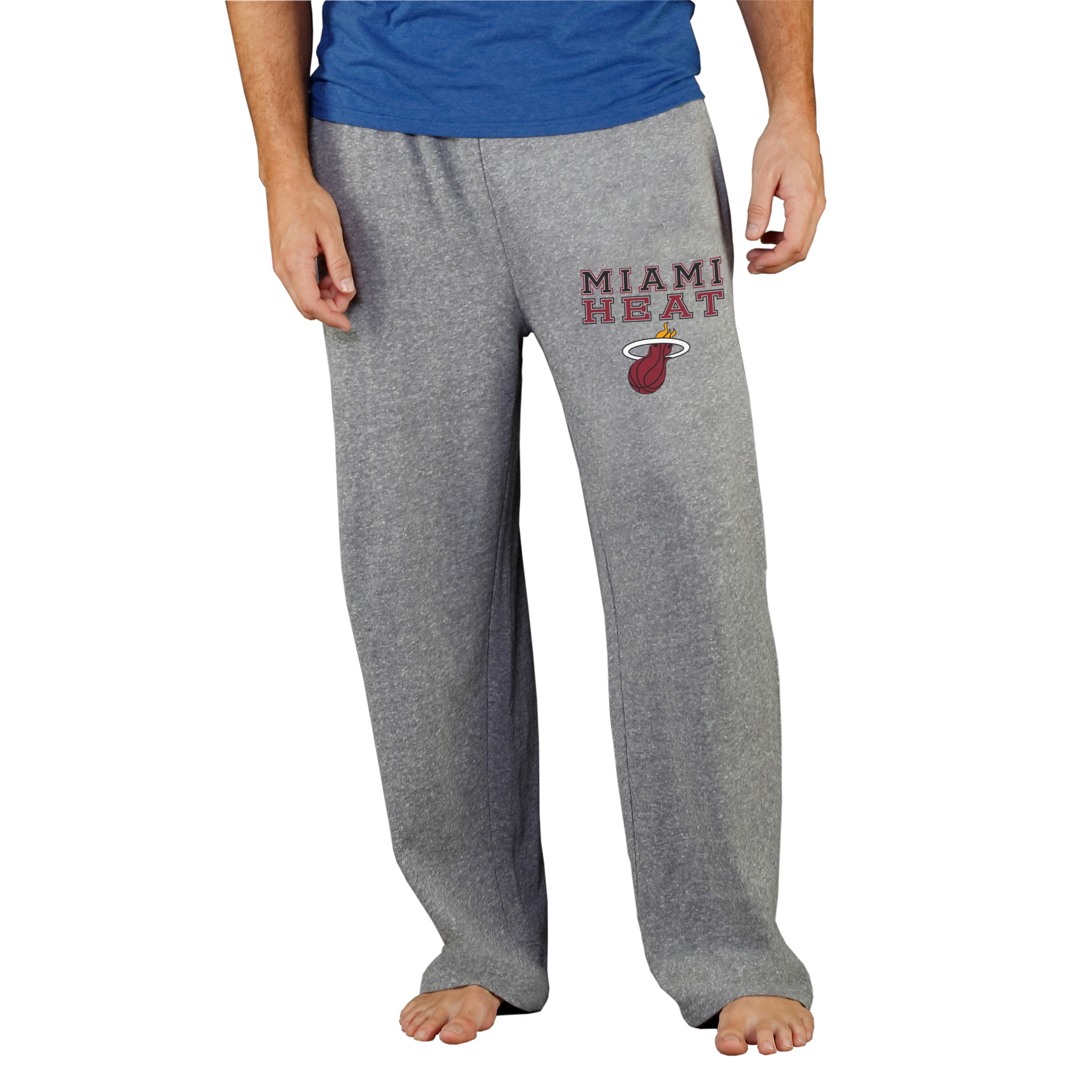 Men's Concepts Sport Gray Miami Heat Mainstream Tri-Blend Terry Pants