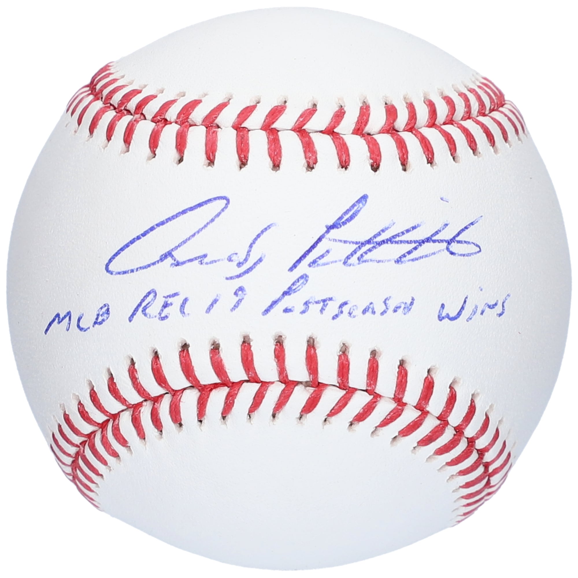 Andy Pettitte New York Yankees Autographed Baseball with "MLB RECORD 19 POSTSEASON WINS" Inscription
