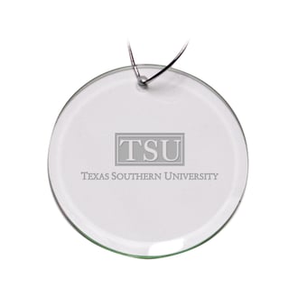 Texas Southern Tigers 3'' Glass Round Ornament
