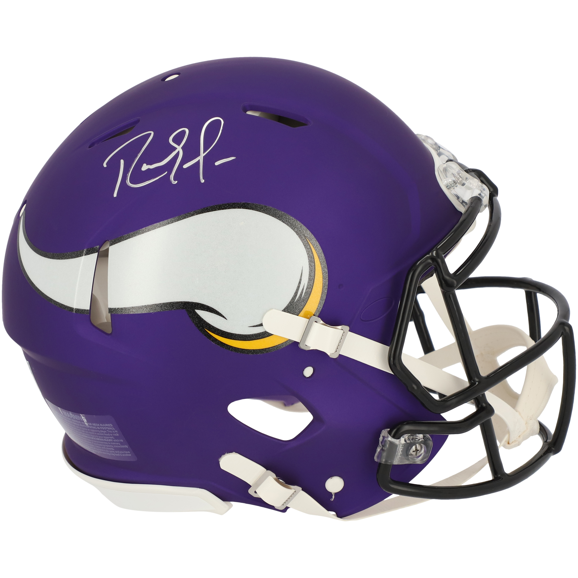 Randy Moss Minnesota Vikings Autographed Riddell Speed Authentic Helmet
