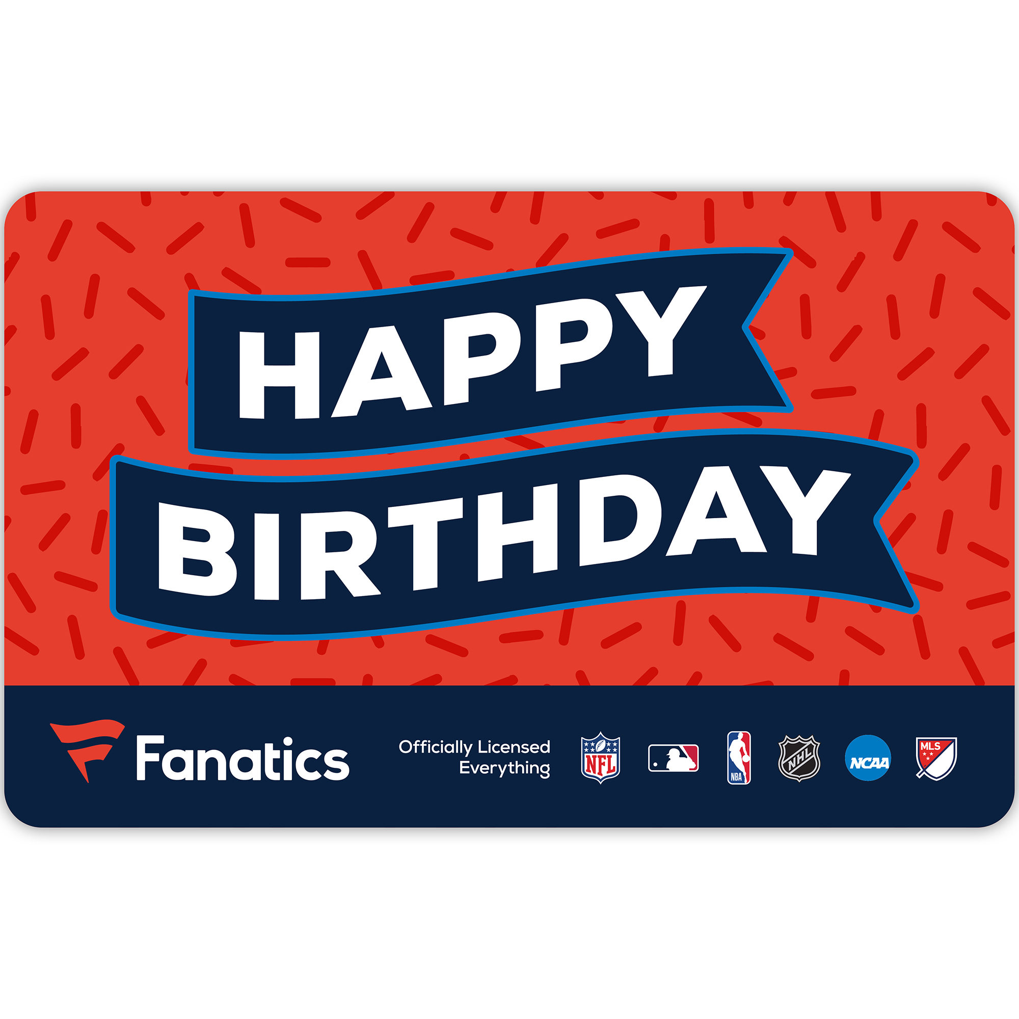 Fanatics Happy Birthday Banner eGift Card ($10 - $500)