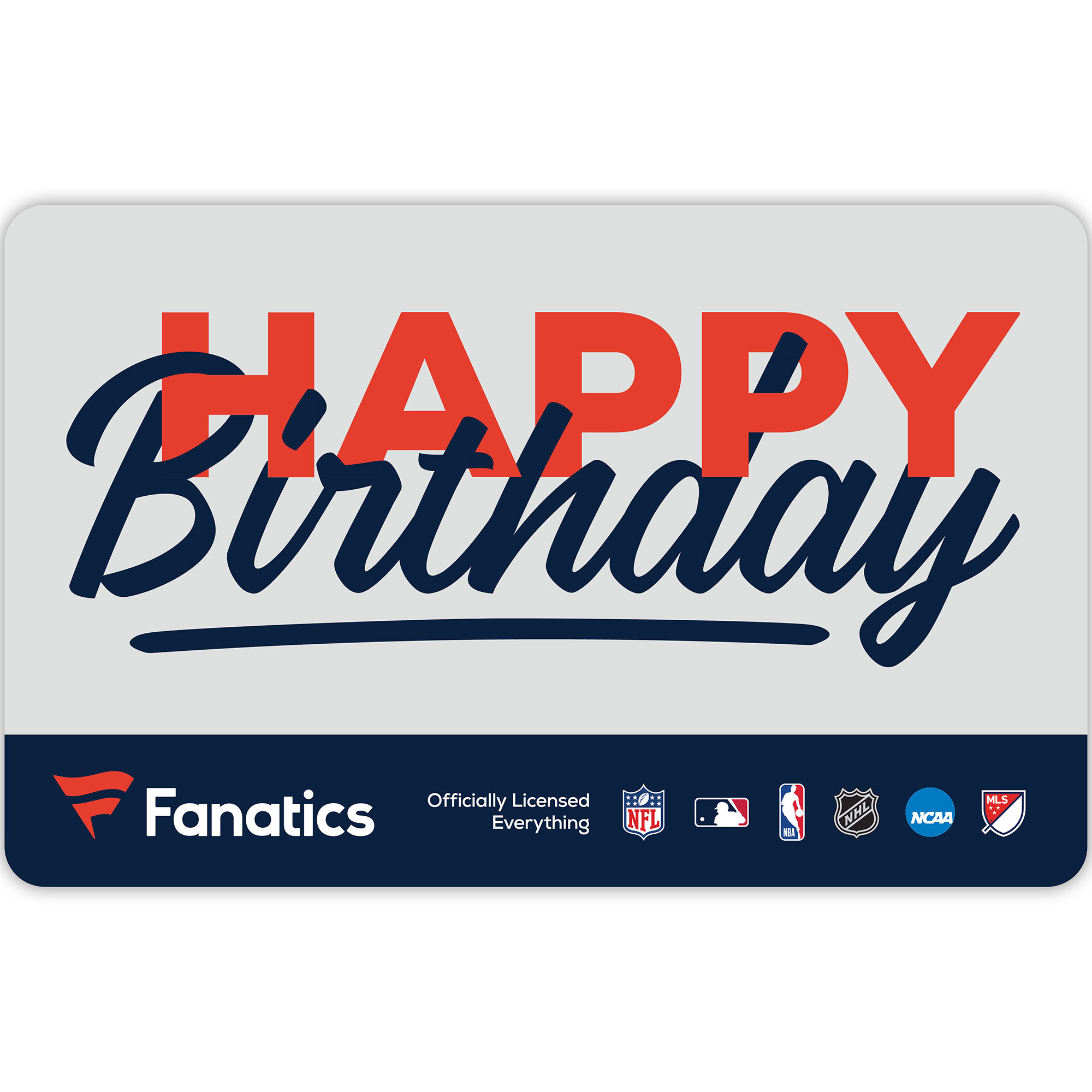 Fanatics Happy Birthday Script eGift Card ($10 - $500)