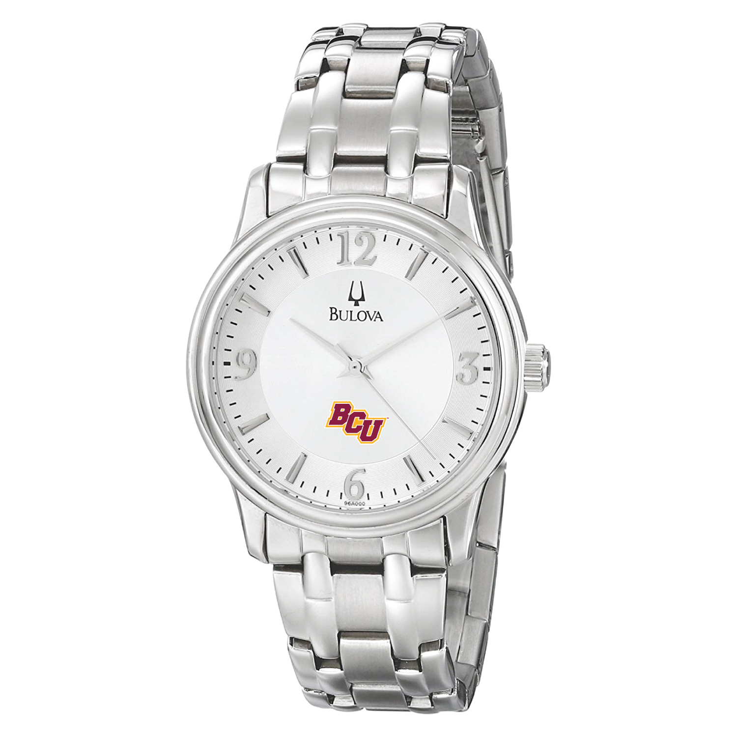 Men's Bulova Silver Bethune-Cookman Wildcats Stainless Steel Quartz Watch