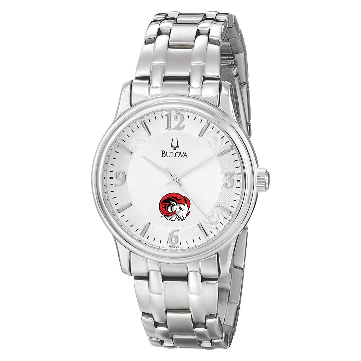 Men's Bulova  Silver Winston-Salem State Rams
