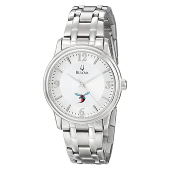 Men's Bulova  Silver Delaware State Hornets
