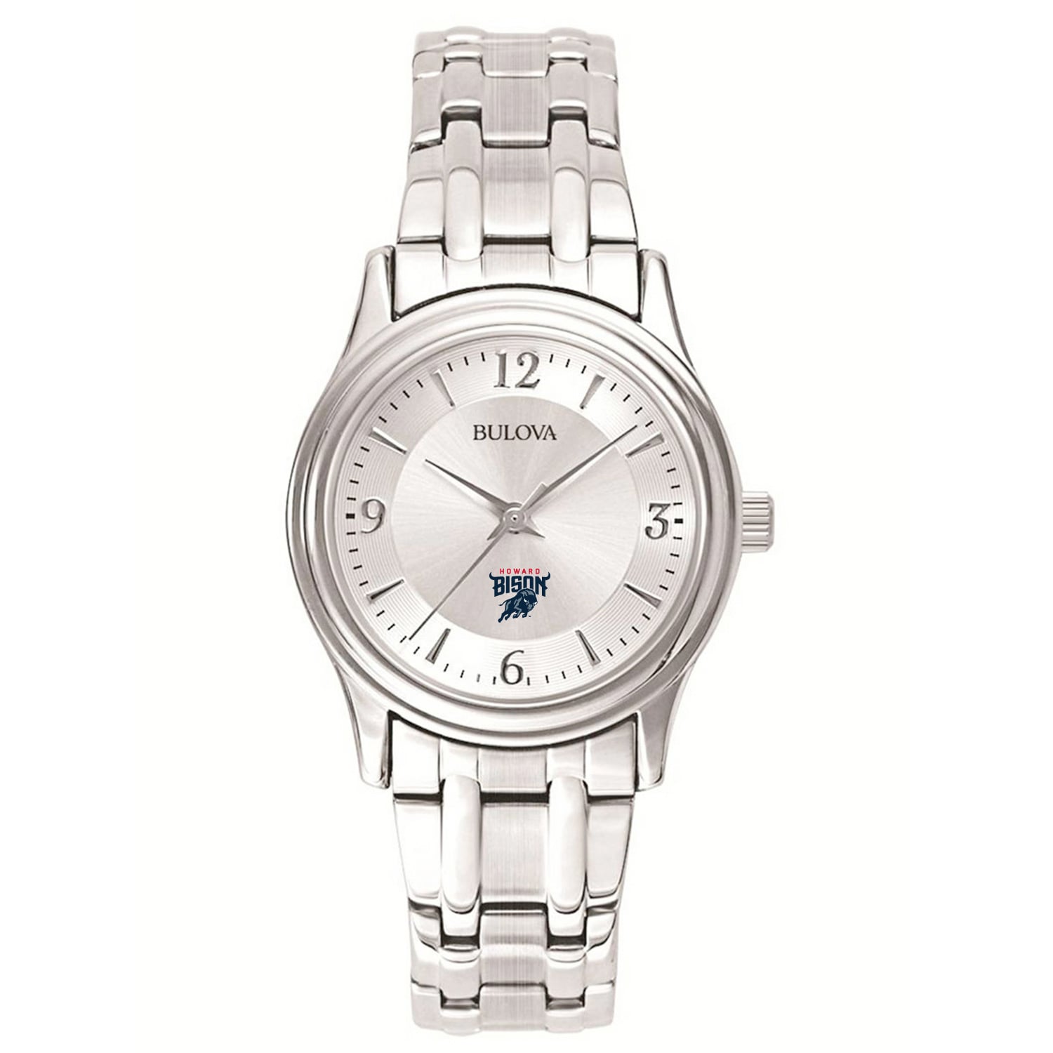 Women's Silver Howard Bison Silver Dial Stainless Steel Quartz Watch