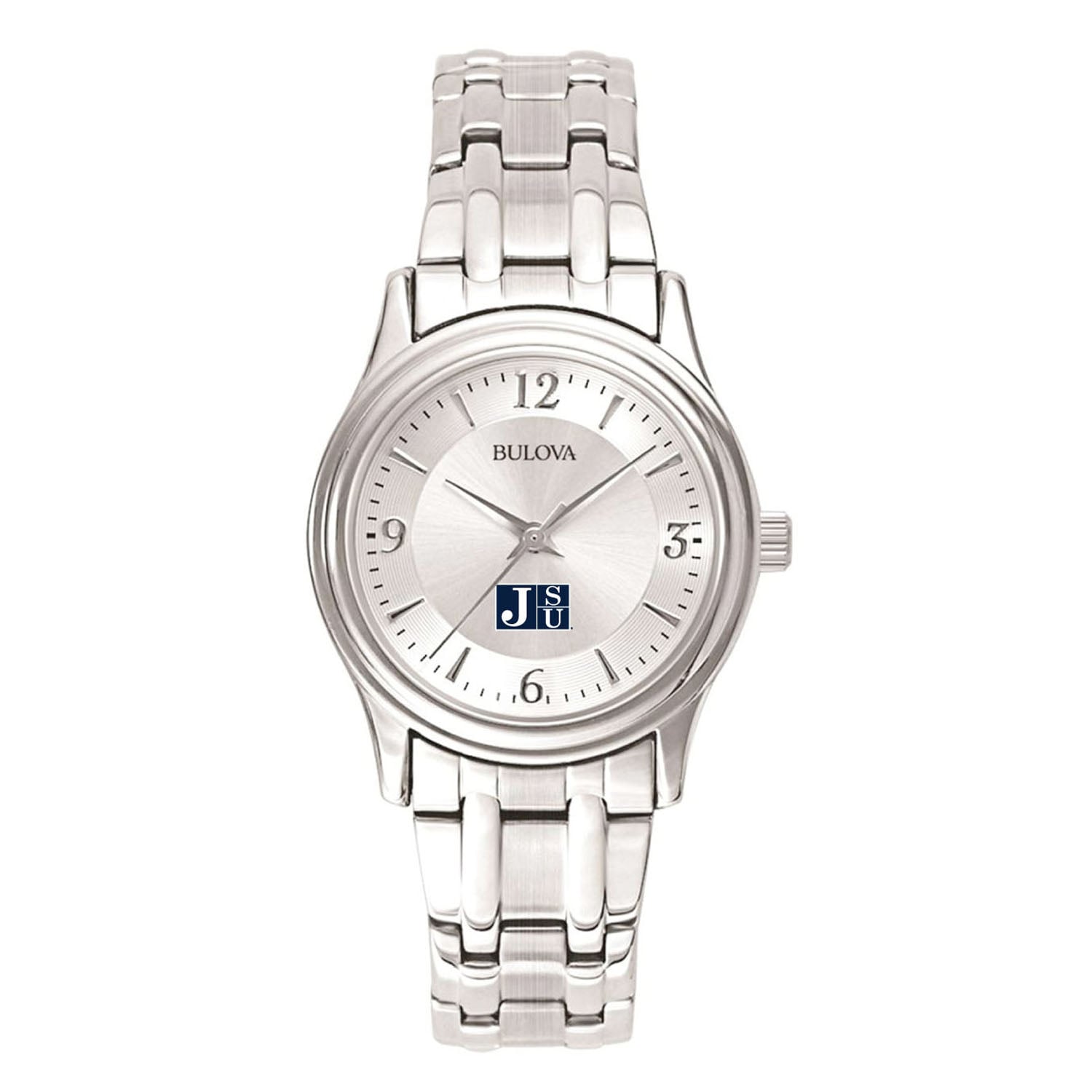 Women's Silver Jackson State Tigers Silver Dial Stainless Steel Quartz Watch