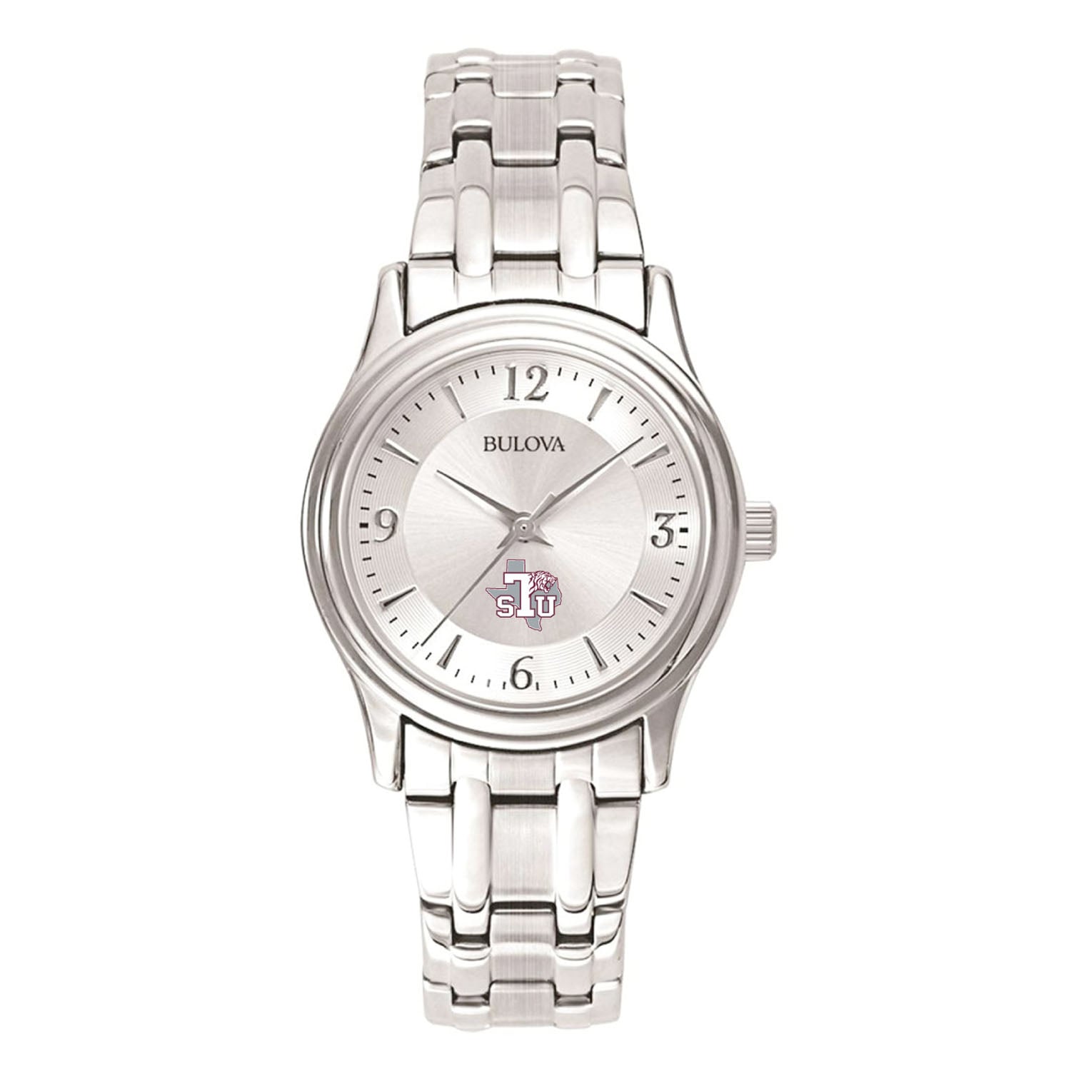 Women's Silver Texas Southern Tigers Silver Dial Stainless Steel Quartz Watch