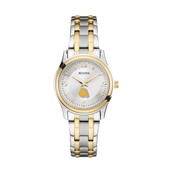 Women's Bulova Silver/Gold Albany State Golden Rams Classic Two-Tone Round Watch