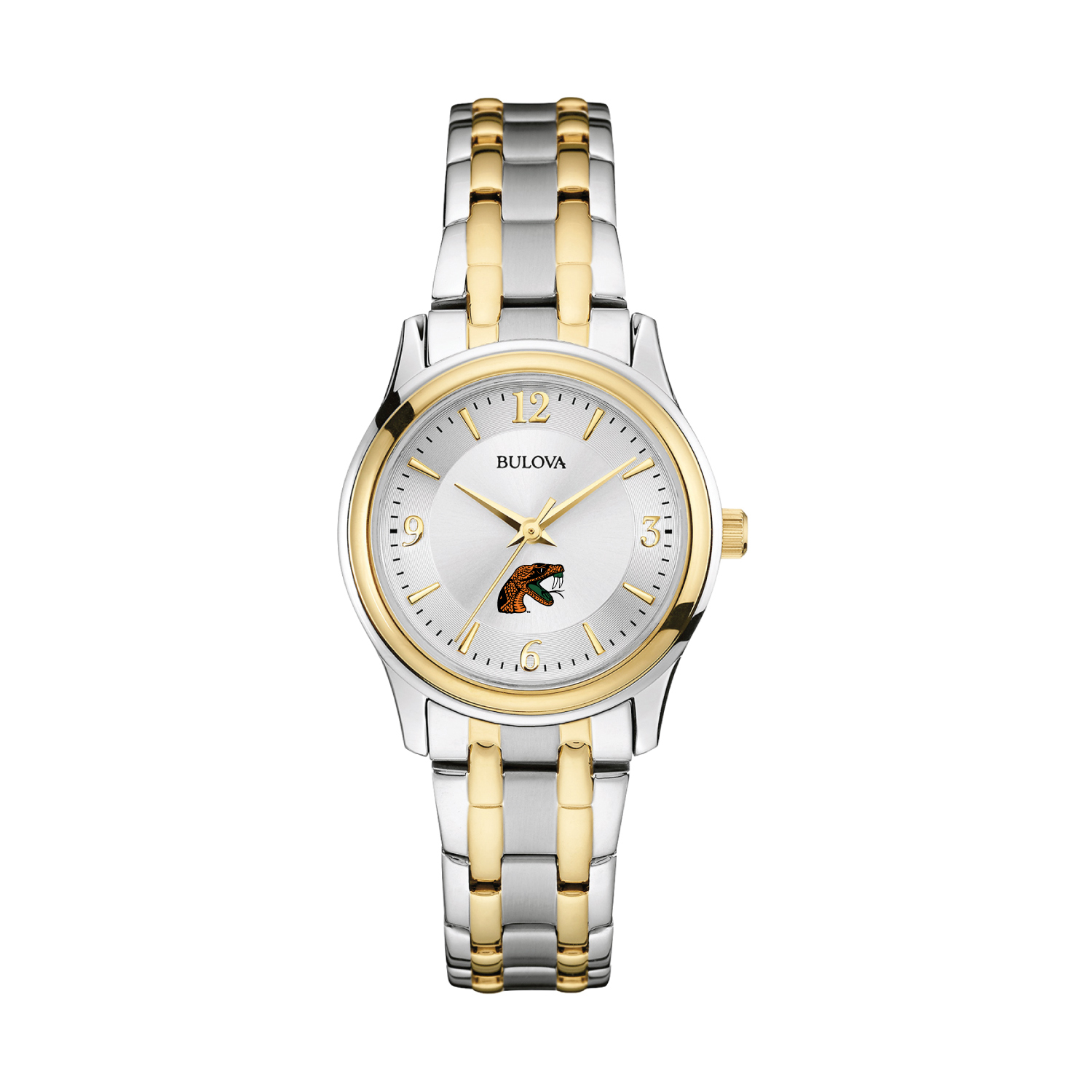 Women's Bulova Silver/Gold Florida A&M Rattlers Classic Two-Tone Round Watch