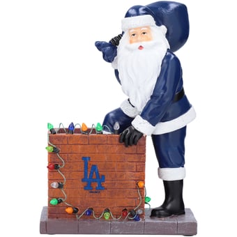 Los Angeles Dodgers 8'' Up on the Rooftop Santa Figurine