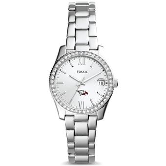 Women's Fossil North Carolina Central Eagles Scarlette Mini Three-Hand Date Watch
