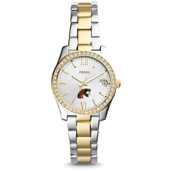 Women's Fossil Florida A&M Rattlers Scarlette Mini Two Tone Stainless Steel Watch
