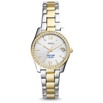 Women's Fossil Hampton Pirates Scarlette Mini Two Tone Stainless Steel Watch
