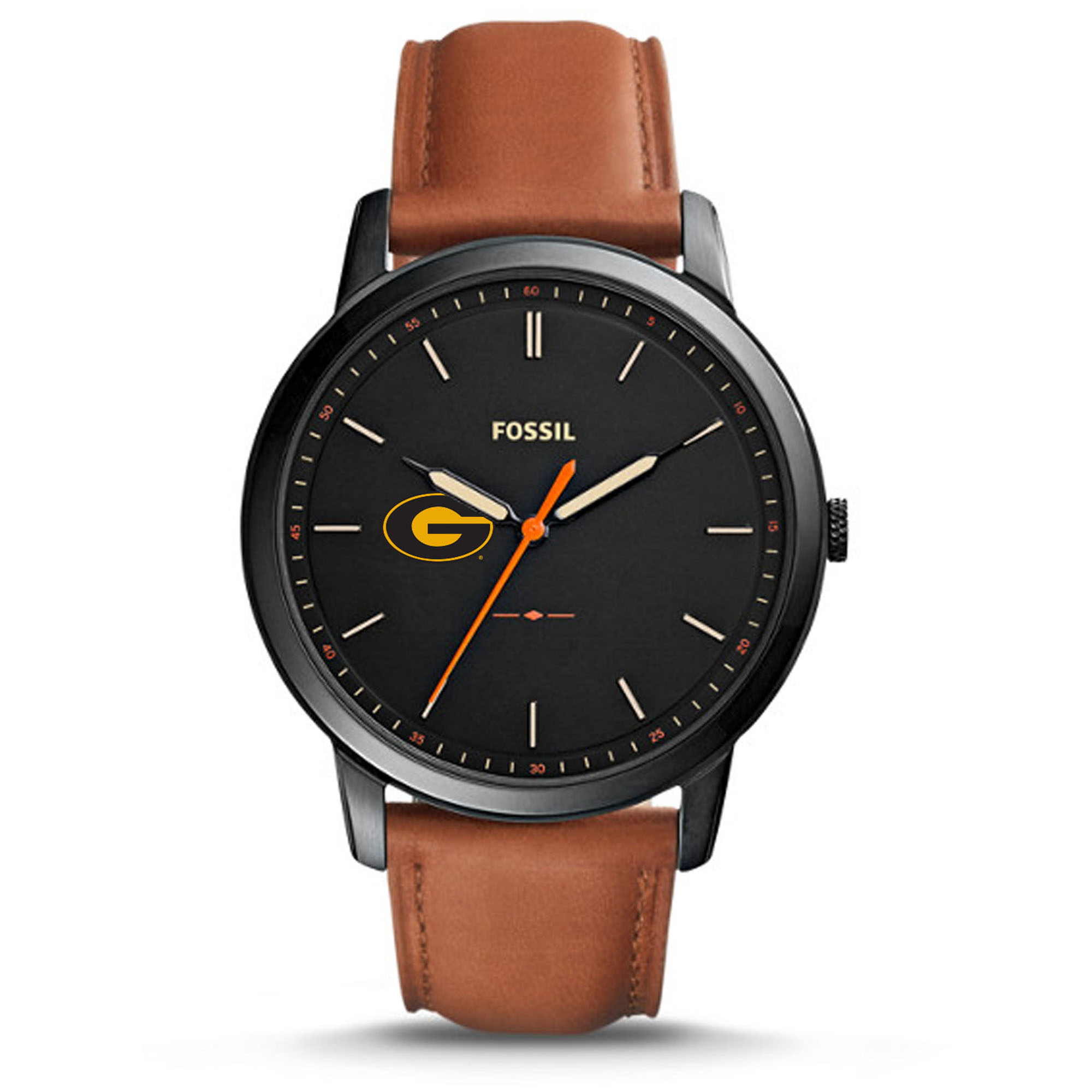 Fossil Grambling Tigers The Minimalist Slim Leather Watch