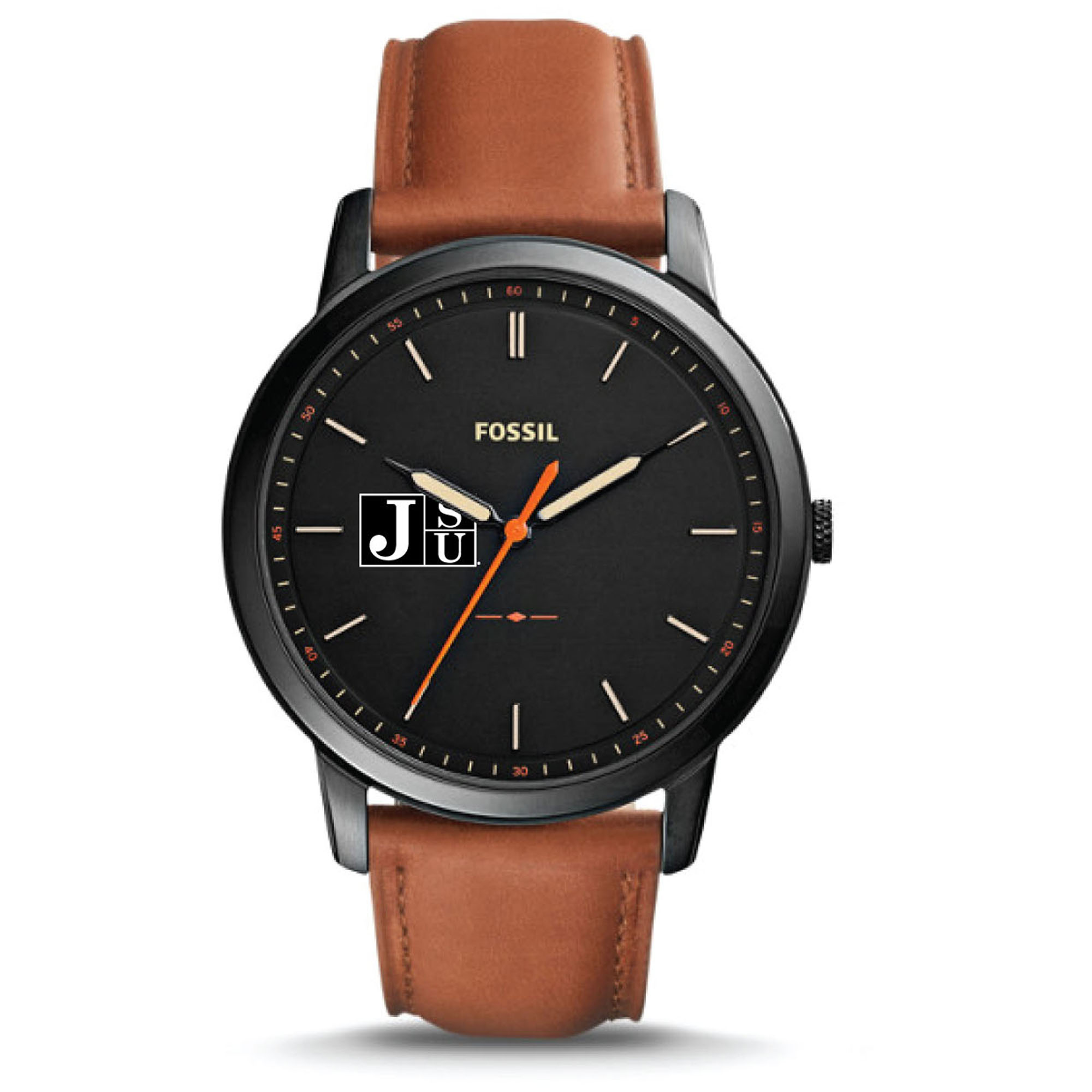 Fossil Jackson State Tigers The Minimalist Slim Leather Watch